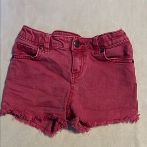 Cat & Jack Pink Frayed Hem Shorts